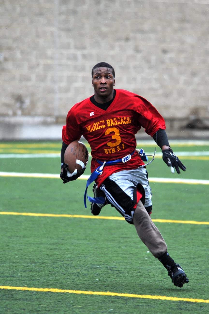 american football ball field football