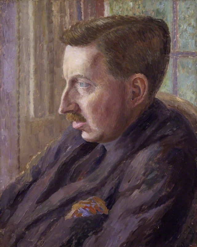 by Dora Carrington, oil on canvas, 1920