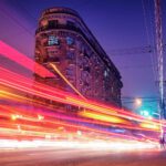 time lapse photography of brown concrete building