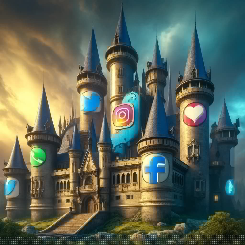social-media-castle